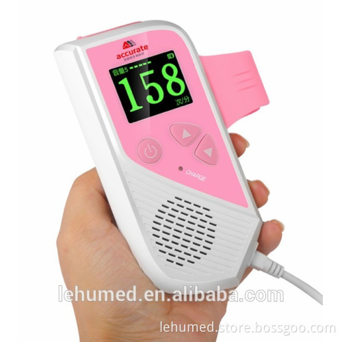 2017 Newest Hot Sale Fetal Doppler/Baby Heartbeat Monitor/Pocket Fetal Doppler with CE Approval